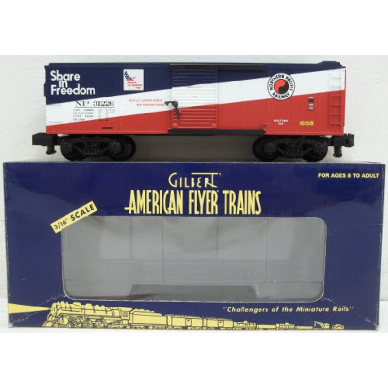 American Flyer 6-48348 S Scale Northern Pacific Boxcar #31226 NIB
