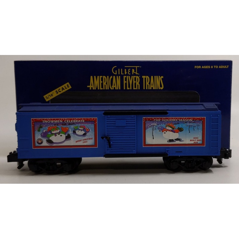American Flyer 6-48353 S Gauge 2003 Christmas Boxcar LN/Box