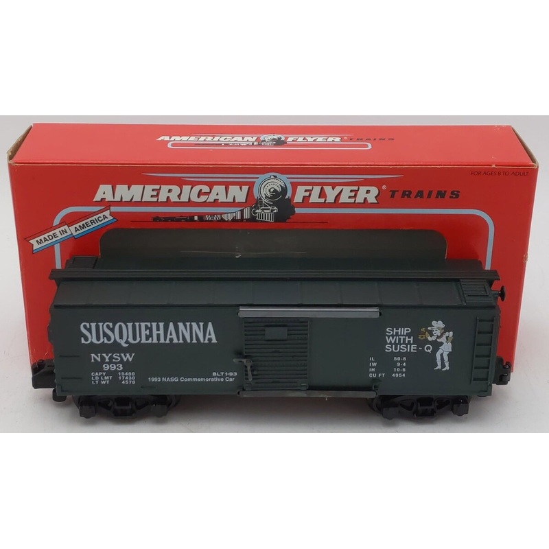 American Flyer 6-48480 S Scale Susquehanna NASG Boxcar #993 EX/Box