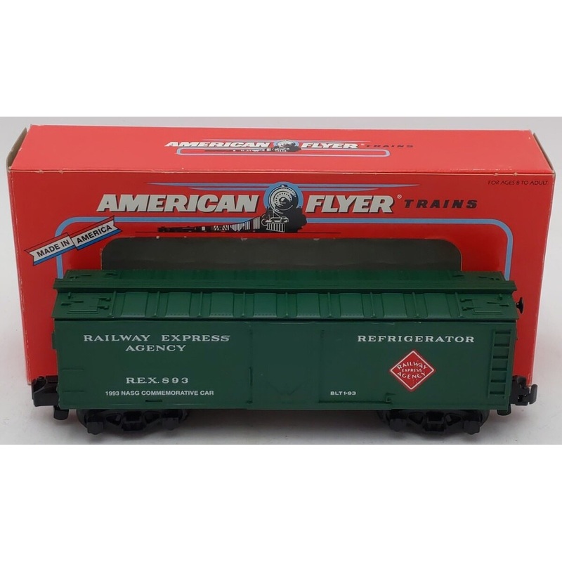 American Flyer 6-48481 S Gauge NASG 1993 Commemorative REA Reefer #893 EX/Box