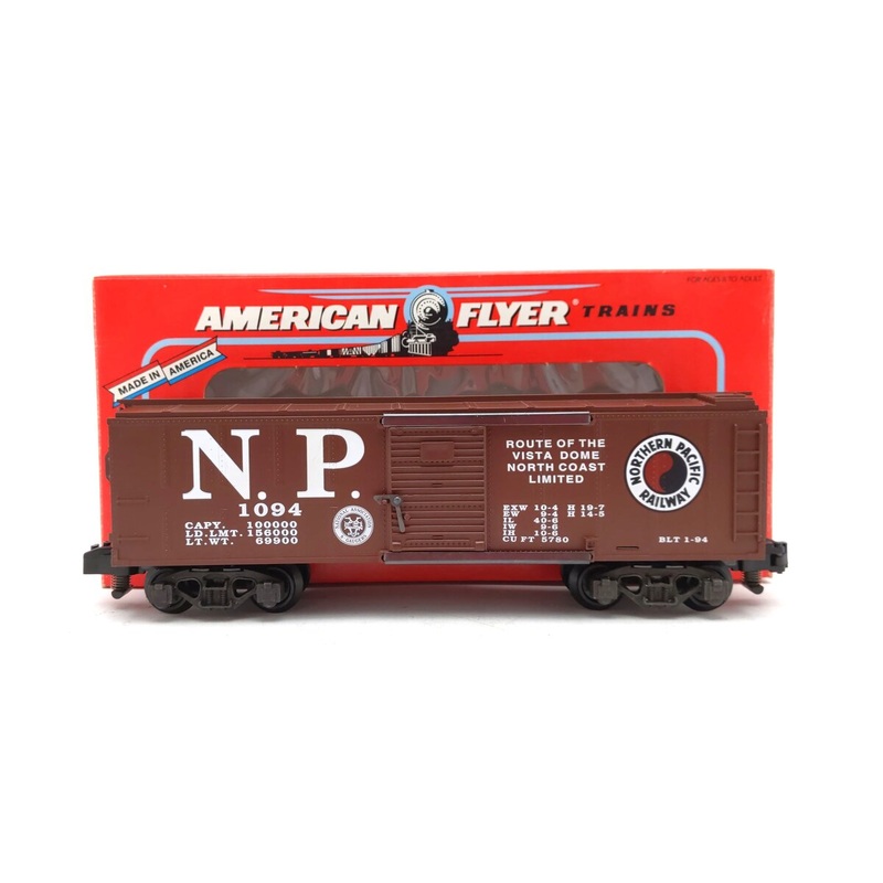 American Flyer 6-48485 S Scale Northern Pacific NASG Boxcar #1094 NIB