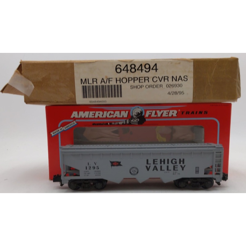 American Flyer 6-48494 S Scale Lehigh Valley NASG Covered Grain Hopper LN/Box