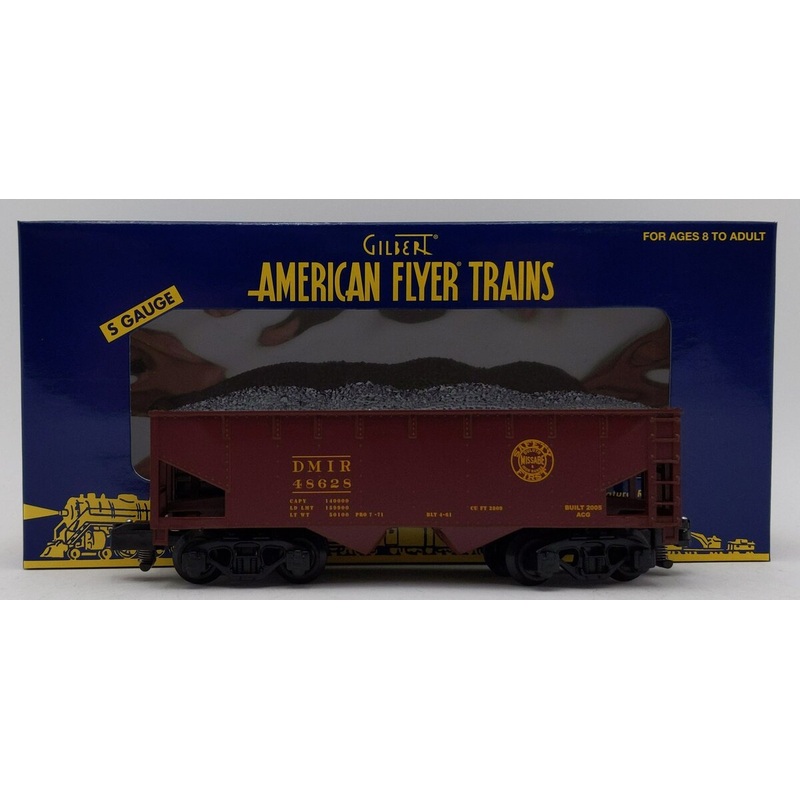 American Flyer 6-48628 S Gauge Duluth, Missabe & Iron Range 2-Bay Hopper NIB