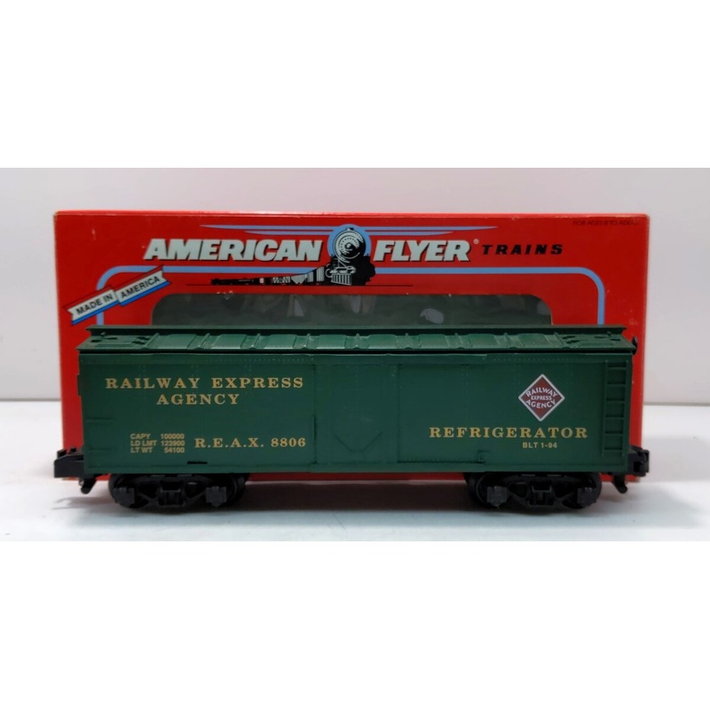 American Flyer 6-48806 S Gauge Railway Express Agency Refrigerator Car #8806 LN/Box