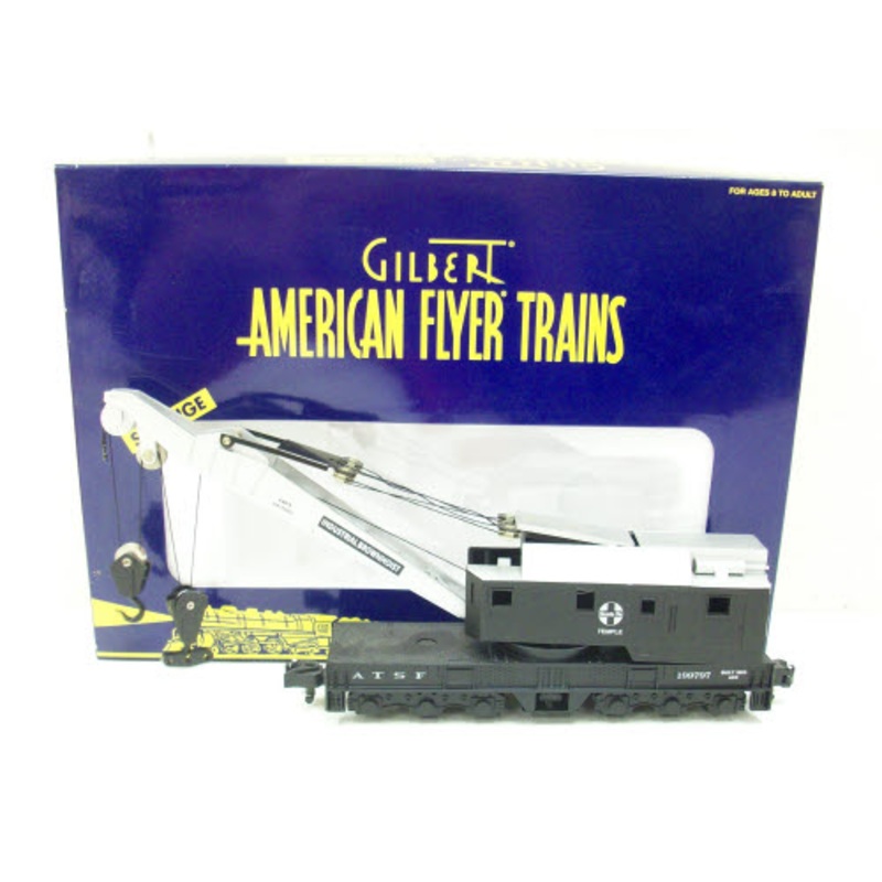 American Flyer 6-49012 S Gauge Santa Fe Crane Car LN/Box
