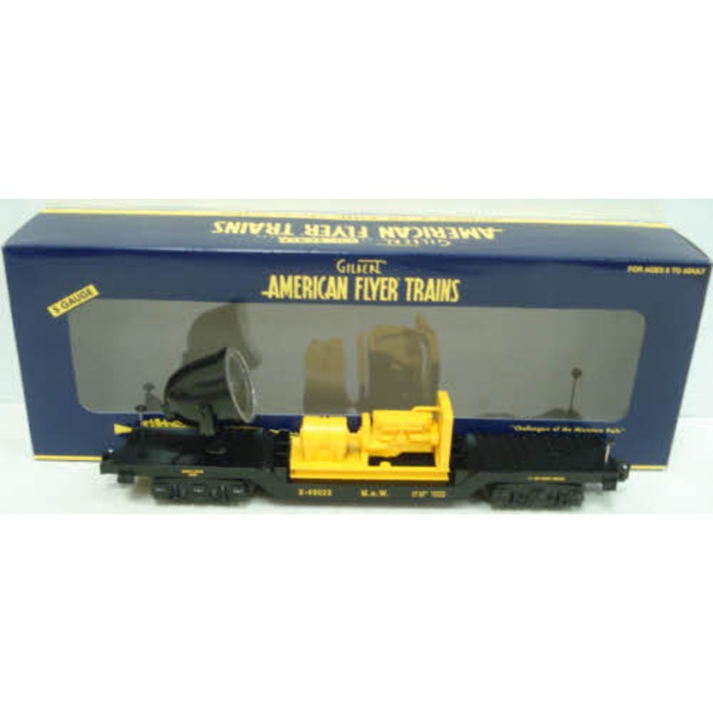 American Flyer 6-49022 S Scale M.O.W. Operating Searchlight Car LN/Box