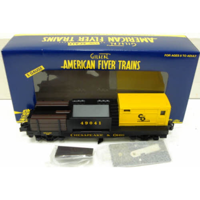 American Flyer 6-49041 S Scale Chesapeake & Ohio Tie Car NIB