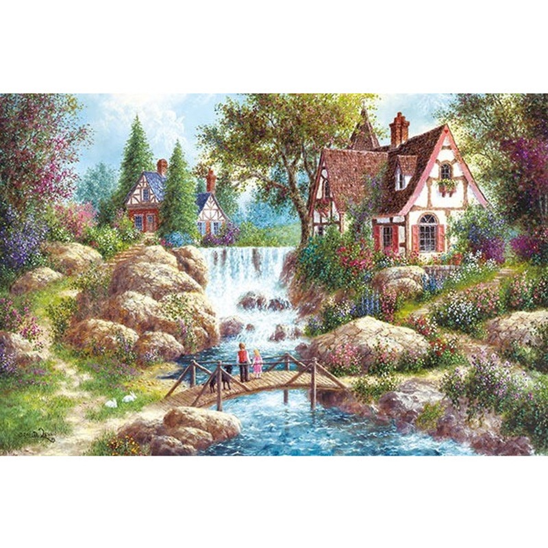 APPLEONE Jigsaw Puzzle 1000-819 Dennis Lewan Floral Liver (1000 Pieces)