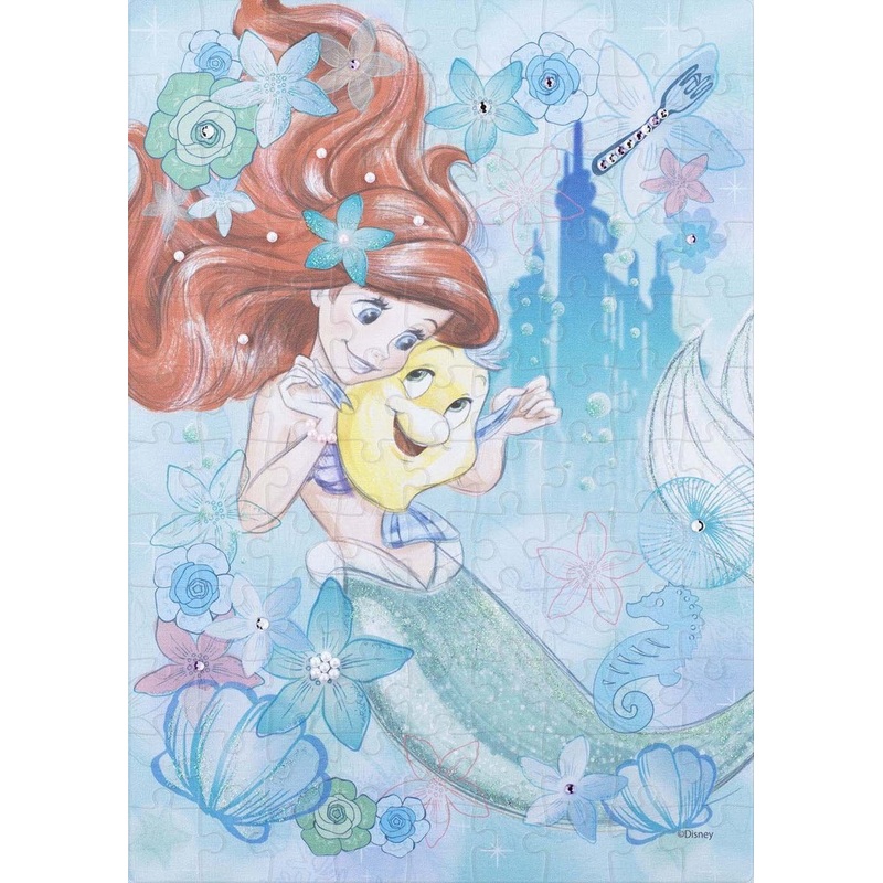 Epoch Jigsaw Puzzle Decoration 72-001 Disney Little Mermaid Ariel (108 Pieces)