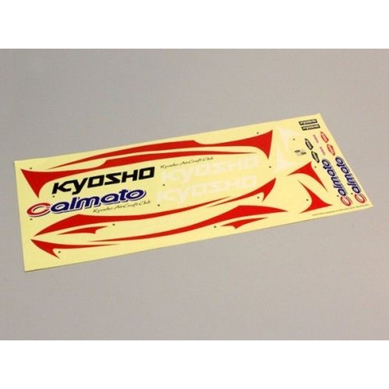 Kyosho 10050R-03 Decal (CALMATO 1400 EP)(Red)