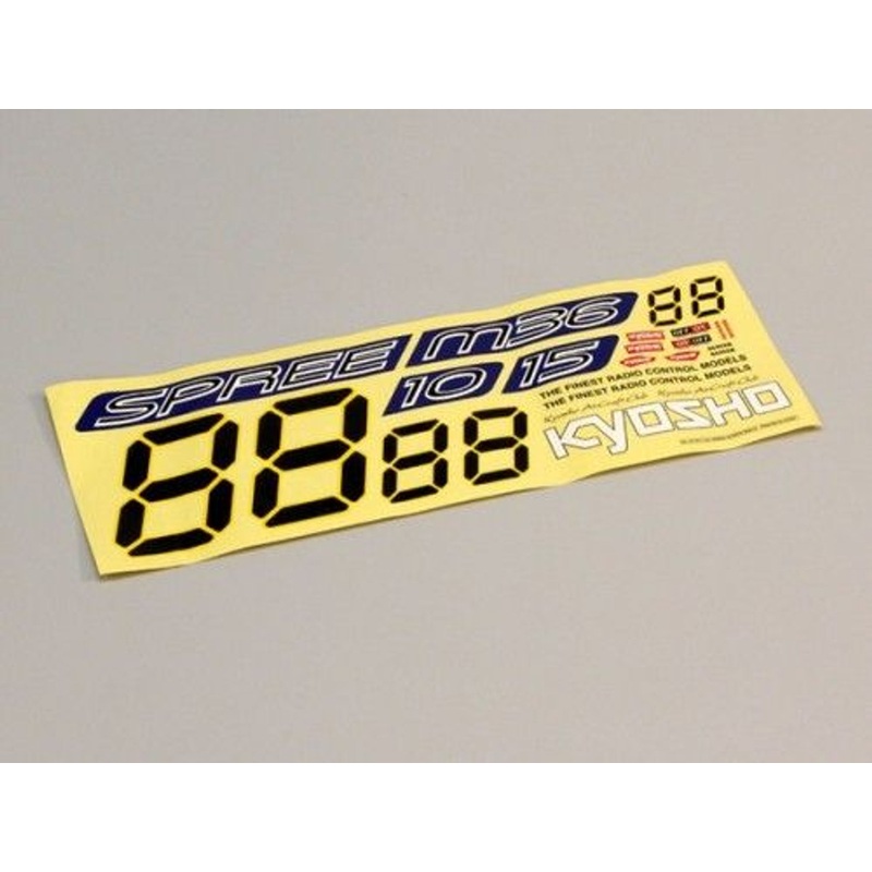 Kyosho 10142-04 Decal (SPREE SPORTS M36&10)