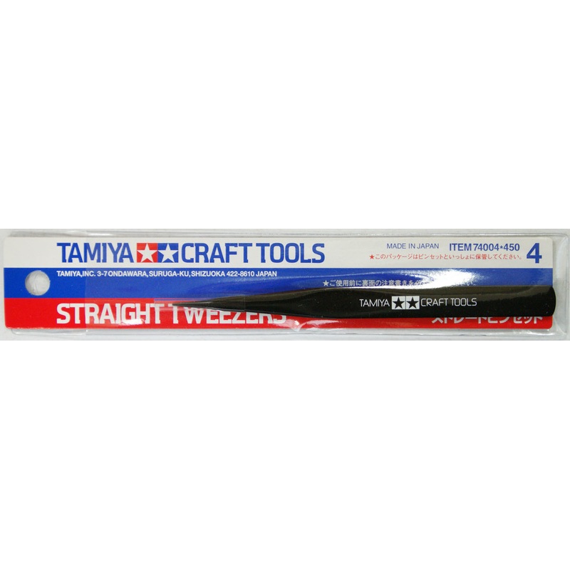 Tamiya 74004 Craft Tools – Straight Tweezers