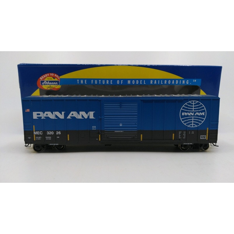 Athearn 92533 HO Scale Pan-Am 50′ FMC Boxcar #32026 NIB