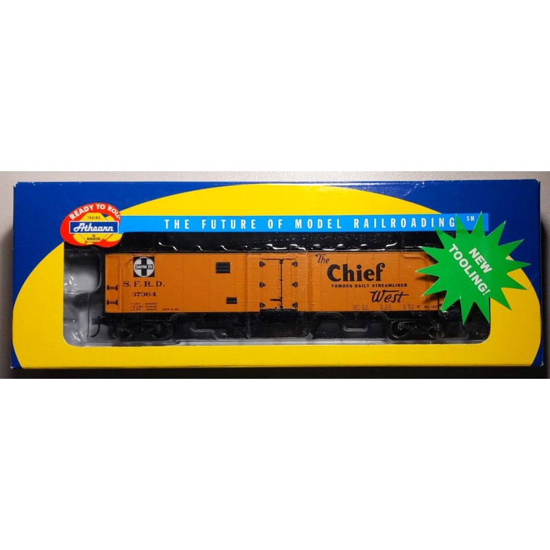 Athearn 94510 HO Santa Fe ATSF Chief 50′ Ice Bunker Reefer Early Map #37364 LN/Box