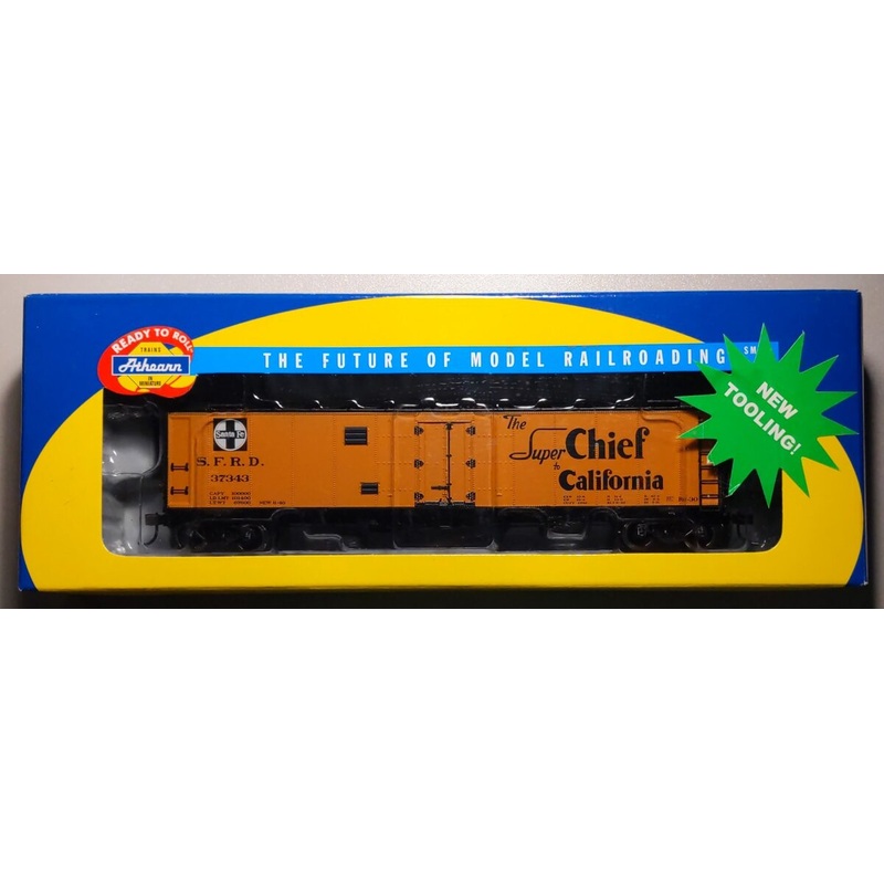 Athearn 94513 HO Scale ATSF Super Chief Ice Bunker Reefer #37343 LN/Box