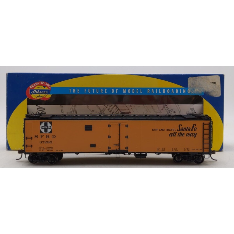 Athearn 94517  HO A.T.S.F  Chief 50′ Ice Bunker Reefer #37295 LN/Box