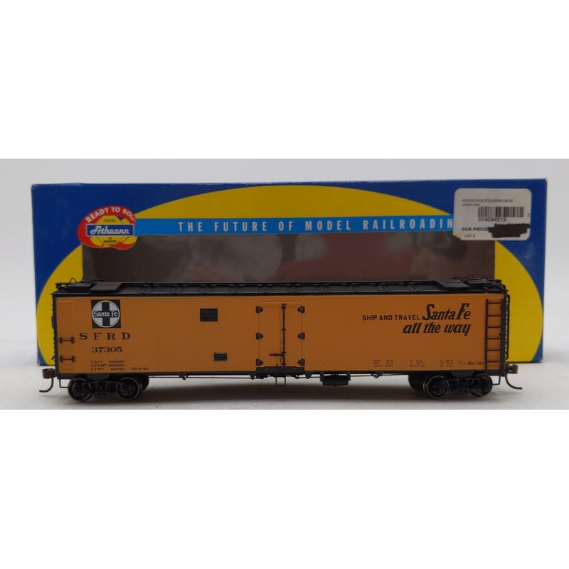 Athearn 94519 HO Santa Fe 50′ Ice Bunker Reefer #37305 LN/Box