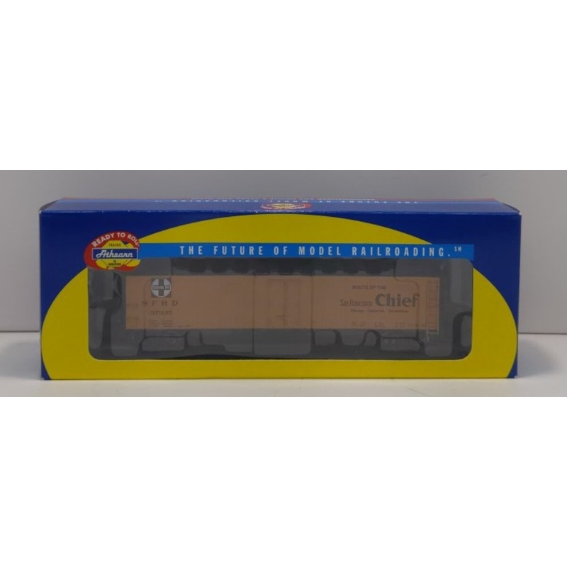 Athearn 94525 HO A.T.S.F. San Francisco Chief 50′ Ice Bunker Reefer EX/Box