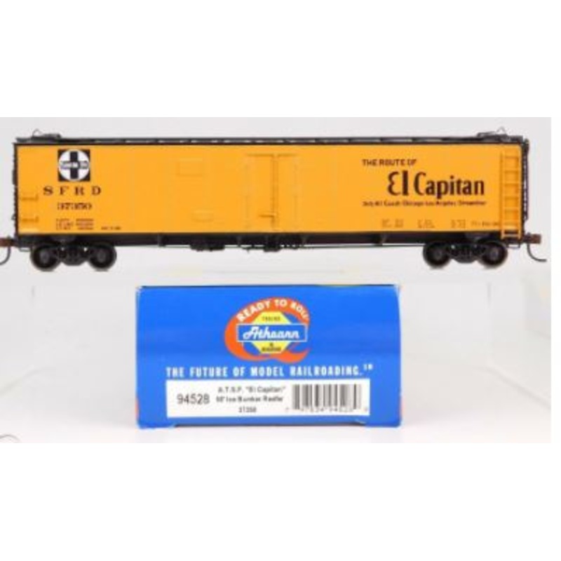 Athearn 94528 HO A.T.S.F. El Capitan Ice Bunker Reefer EX/Box