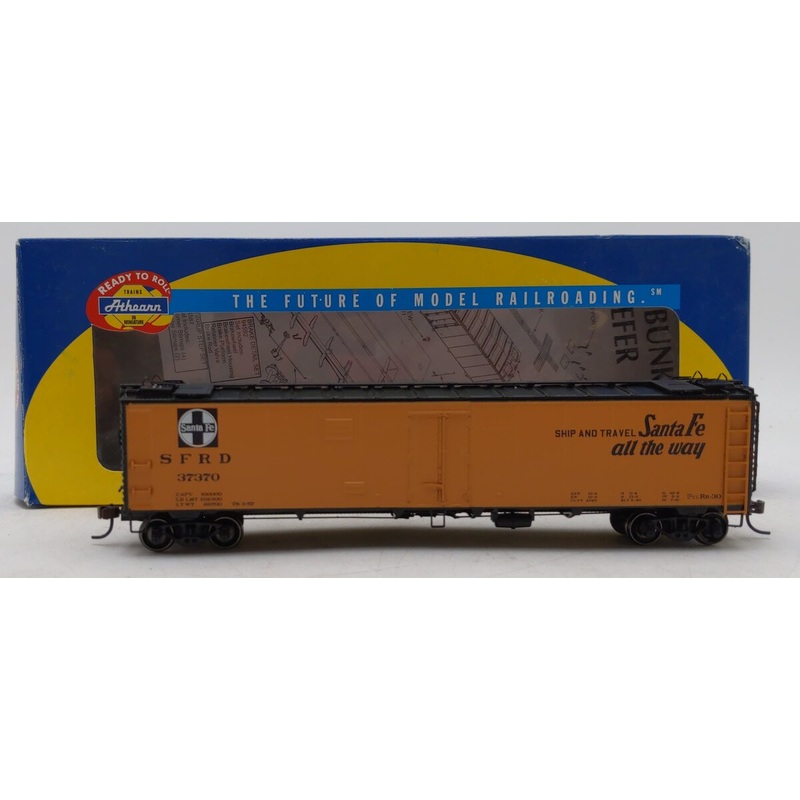 Athearn 94532 HO Scale ATSF EI Captain 50′ Ice Bunker Reefer #37370 EX/Box