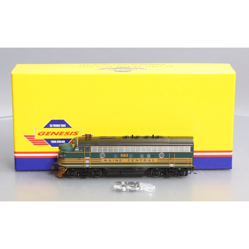 Athearn G2019 HO Scale MEC F3A Phase 4 Diesel Locomotive #683 EX/Box