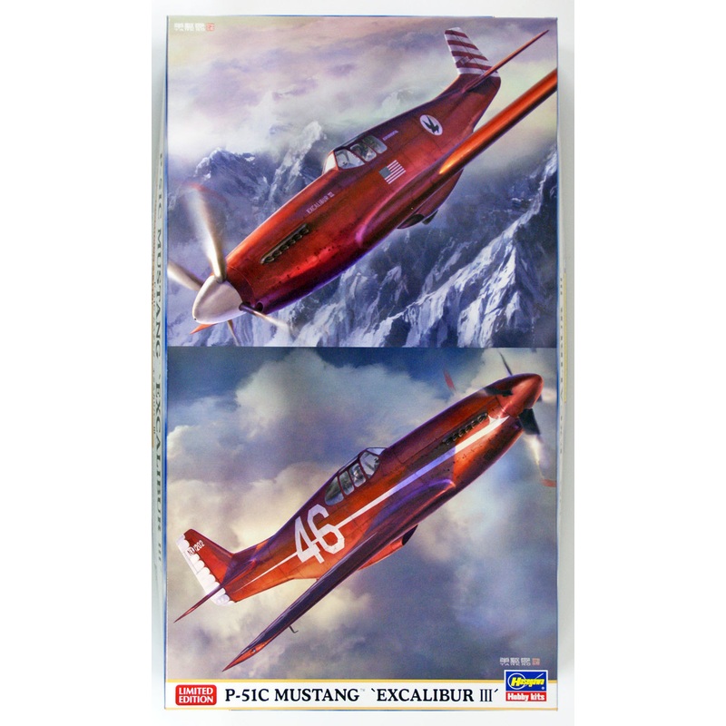 Hasegawa 02215 P-51C Mustang Excalibur III 2 set 1/72 Scale Kit