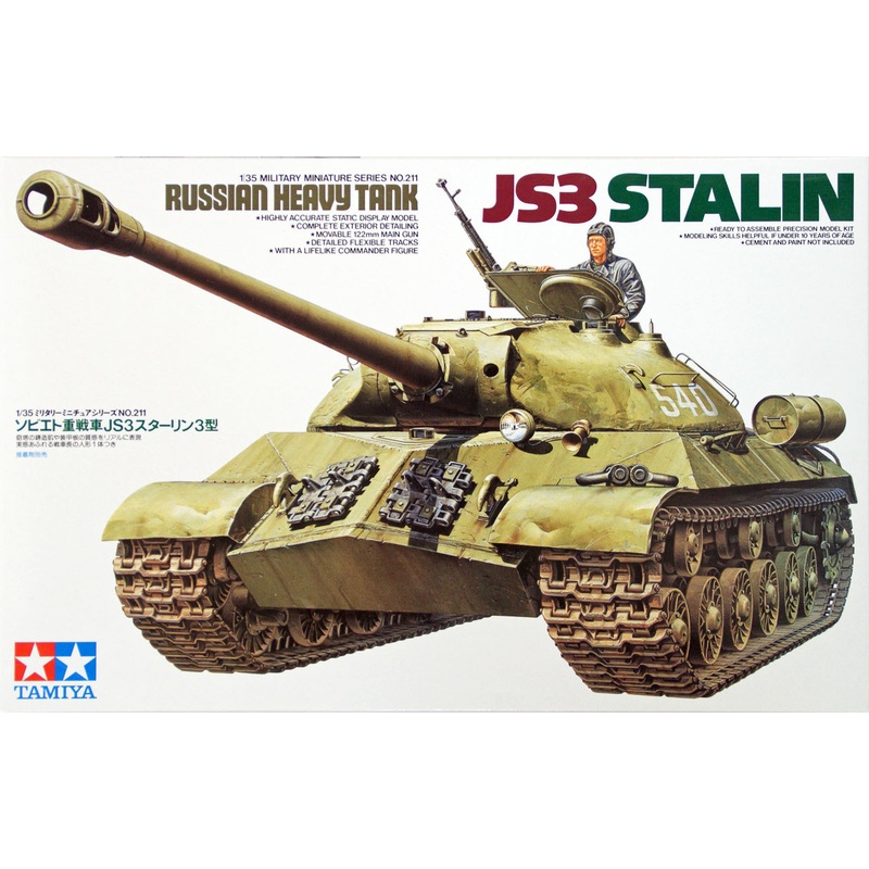Tamiya 35211 Russian Heavy Tank JS3 Stalin 1/35 Scale Kit
