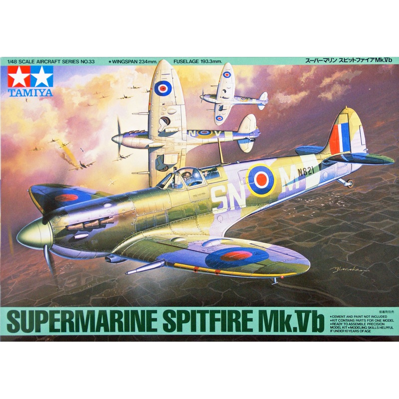 Tamiya 61033 Supermarine Spitfire Mk.Vb 1/48 scale kit
