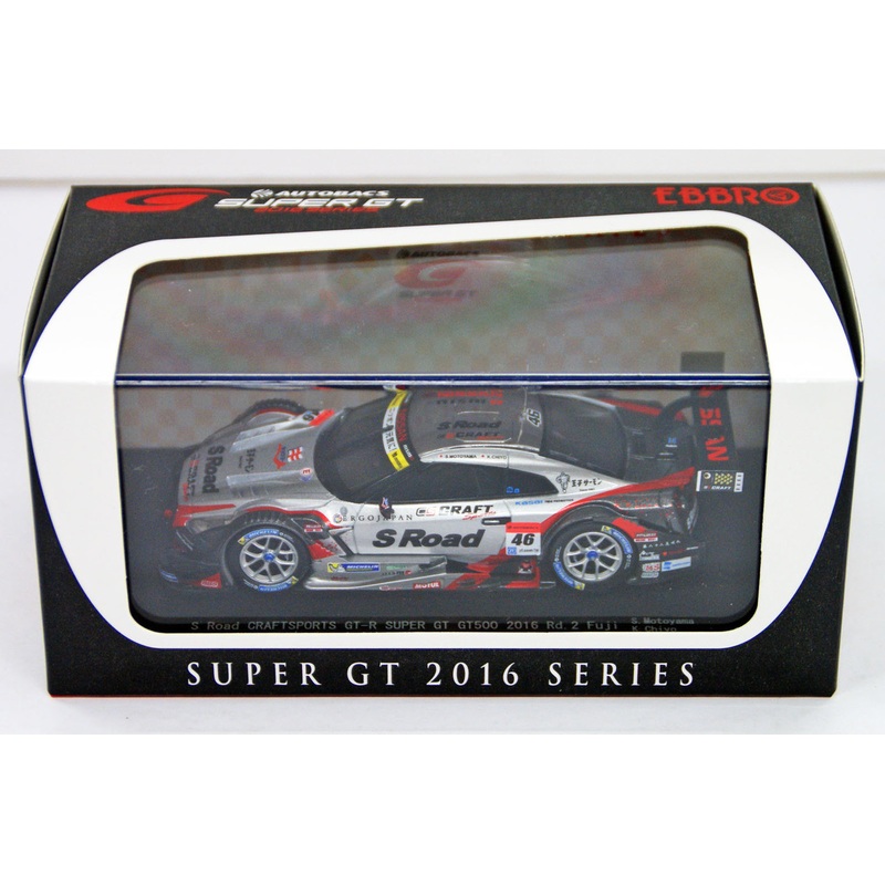 Ebbro 45399 S Road CRAFTSPORTS GT-R SUPER GT GT500 2016 Rd.2 Fuji No.46 1/43 Scale