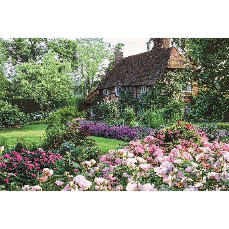 Epoch Jigsaw Puzzle 10-797 Flower Garden Cottage (1000 Pieces)
