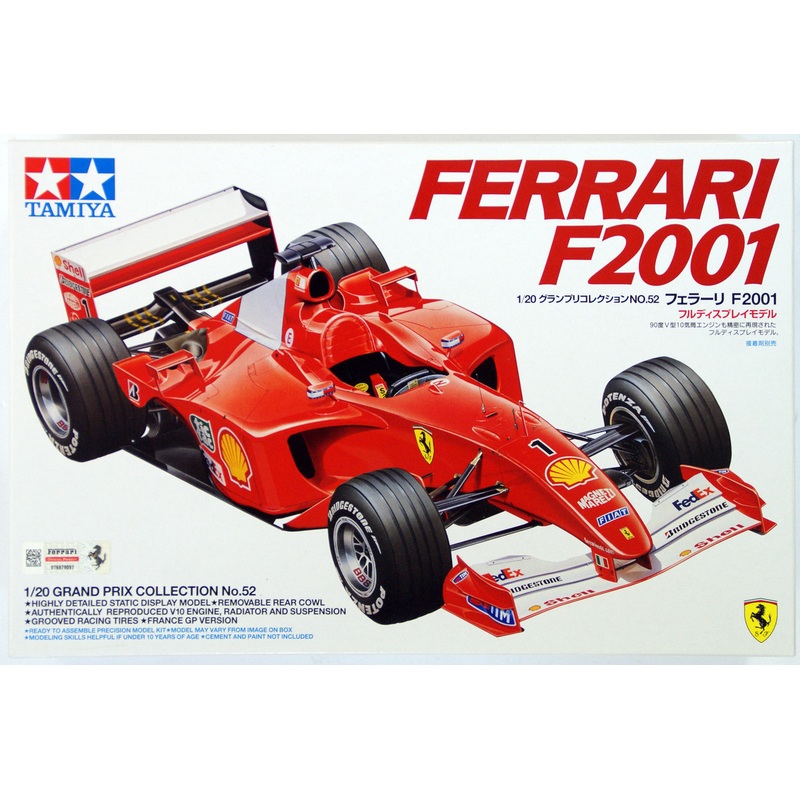 Tamiya 20052 Ferrari F2001 1/20 Scale Kit