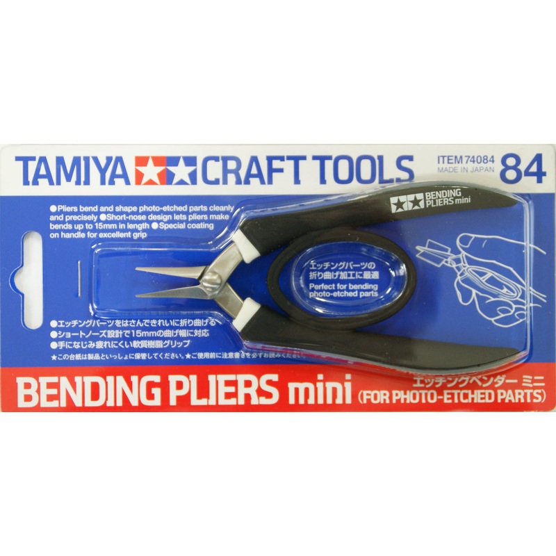 Tamiya 74084 Craft Tools – Bending Pliers Mini (For Photo Etched Parts)