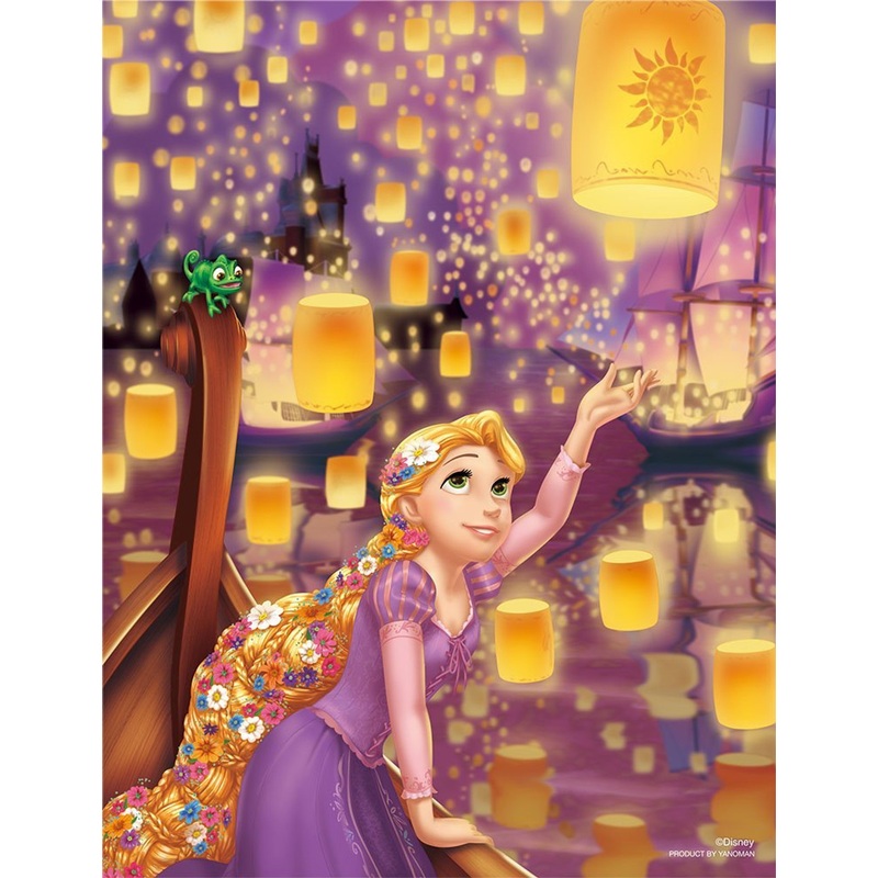 Yanoman Jigsaw Puzzle 42-44 Disney Tangled Rapunzel (300 Small Pieces)