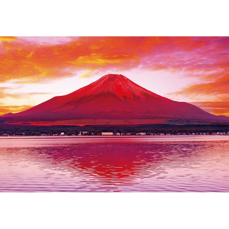 Beverly Jigsaw Puzzle 51-238 Japanese Scenery Reiho Red Mt. Fuji (1000 Pieces)