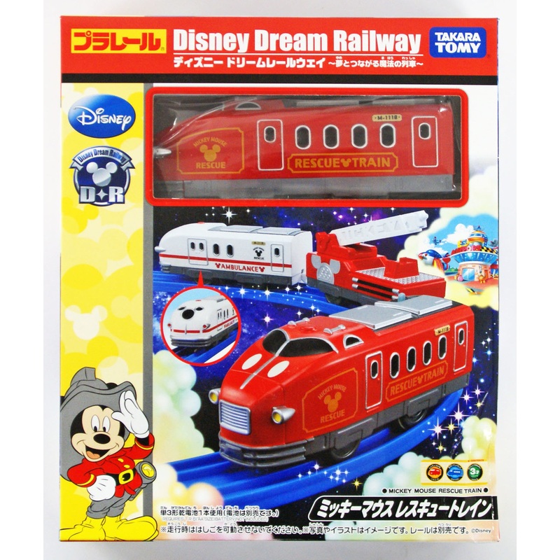 Takara Tomy Pla-Rail Plarail Disney Dream Railway Mickey Mouse Rescue Train 863922