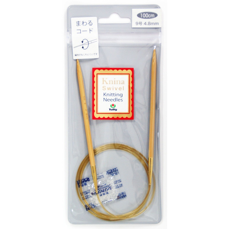 Tulip KKJA-10048 Knina Swivel Knitting Needles 100 cm No.9 (4.80 mm) Japan