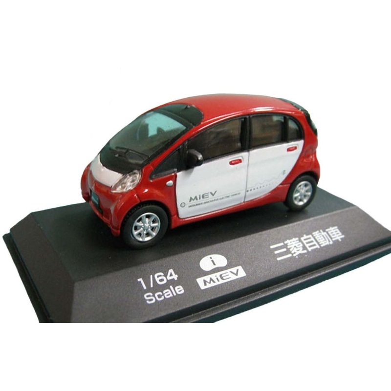 Doyusha 005354 i MieV Mitsubishi i (Red/White) 1/64 Scale Diecast Model