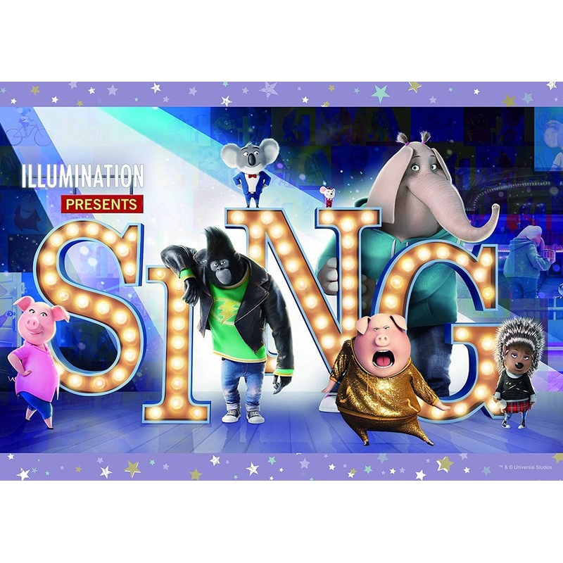 Epoch Jigsaw Puzzle 03-038 Universal Studios Sing Moon Theater (108 Pieces)