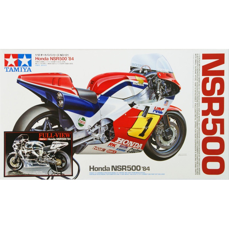 Tamiya 14126 Honda NSR500 1984 Full View 1/12 Scale Kit
