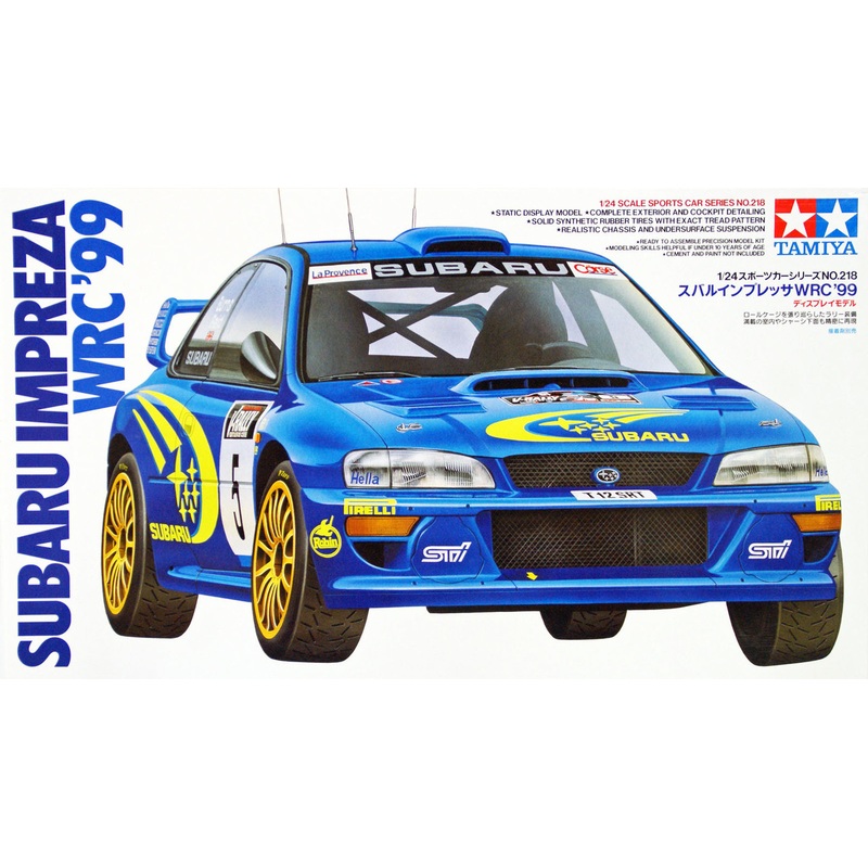 Tamiya 24218 Subaru Impreza WRC ’99 1/24 Scale Kit