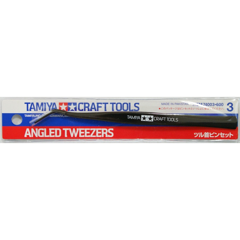 Tamiya 74003 Craft Tools – Angled Tweezers