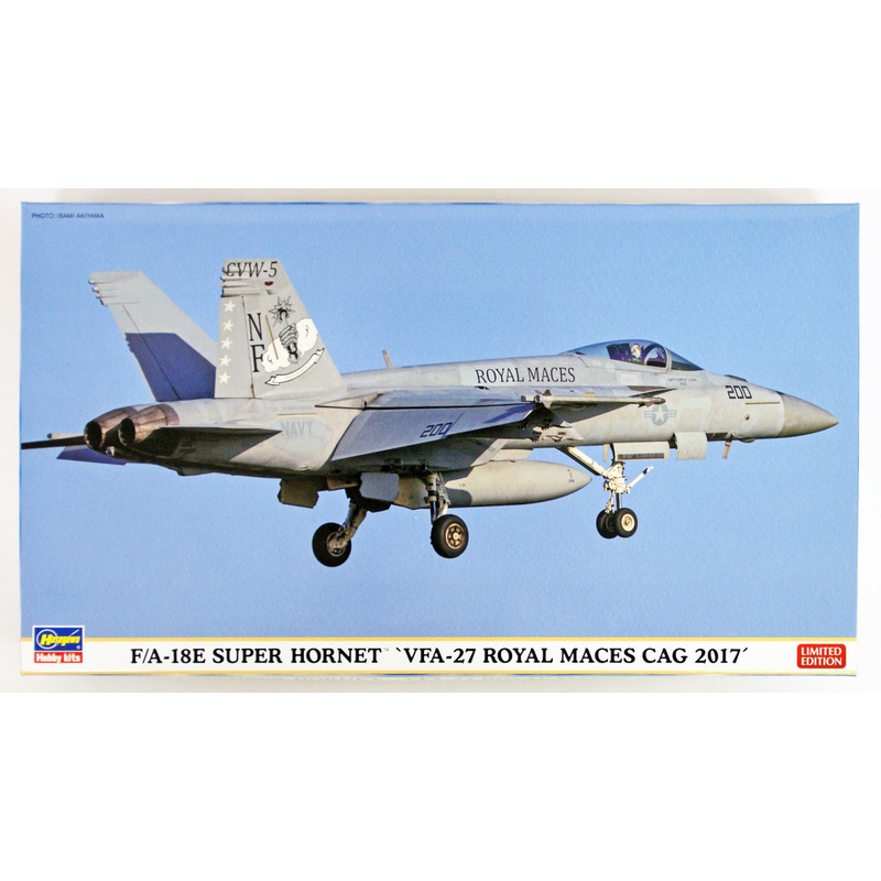 Hasegawa 02254 F/A-18E Super Hornet ‘VFA-27 Royal Maces Cag 2017’ 1/72 scale kit