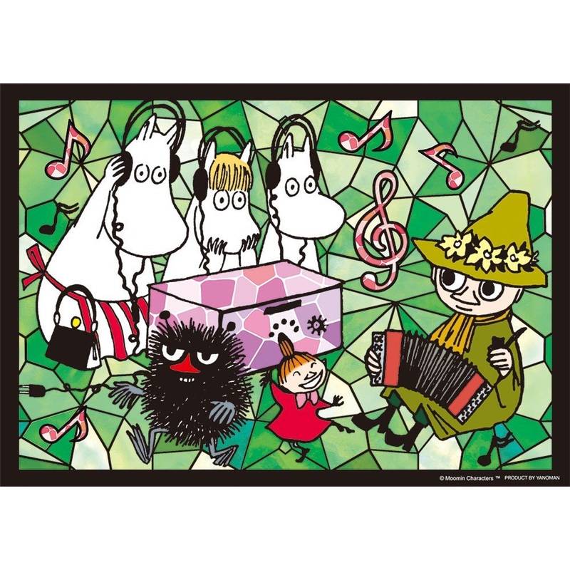 Yanoman Prism Art Jigsaw Puzzle 61-45 Moomin Music Life (108 Pieces)