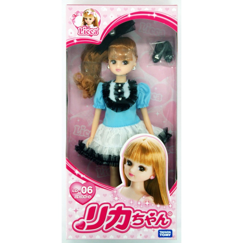 Takara Tomy Licca Doll Black Ribbon Licca Chan (821953)