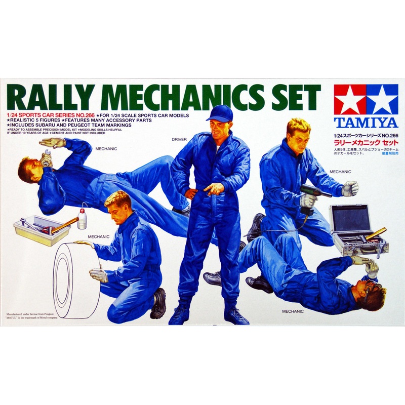 Tamiya 24266 Rally Mechanics Set 1/24 scale kit