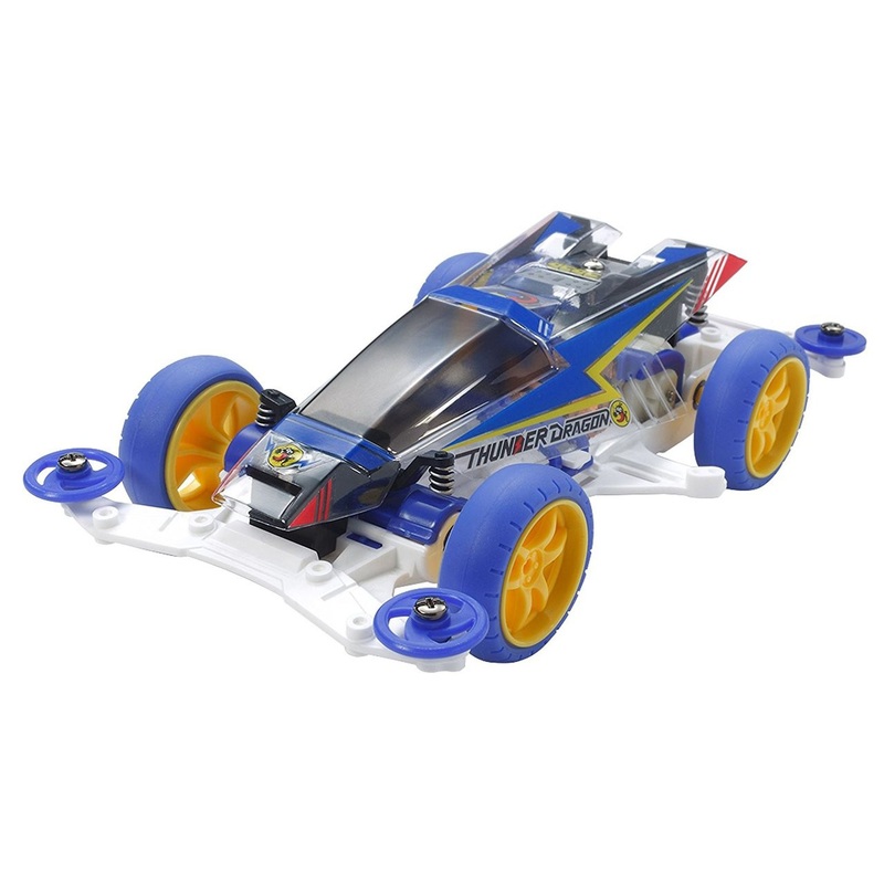 Tamiya 95336 Mini 4WD Thunder Dragon Clear Special (Polycarbonate Body) 1/32