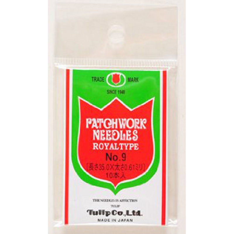 Tulip TQ-005 Patchwork Needles Royal Type No.9 (10 pcs / 0.61 x 35.0mm)