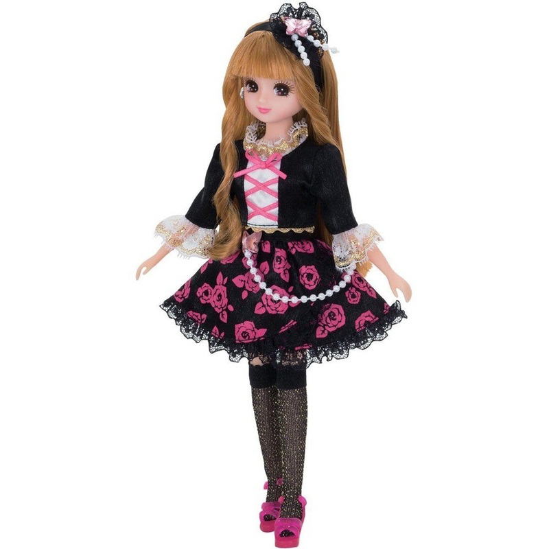 Takara Tomy Licca Doll Dress Set Diamond Queen Rose  doll not included  (806790)