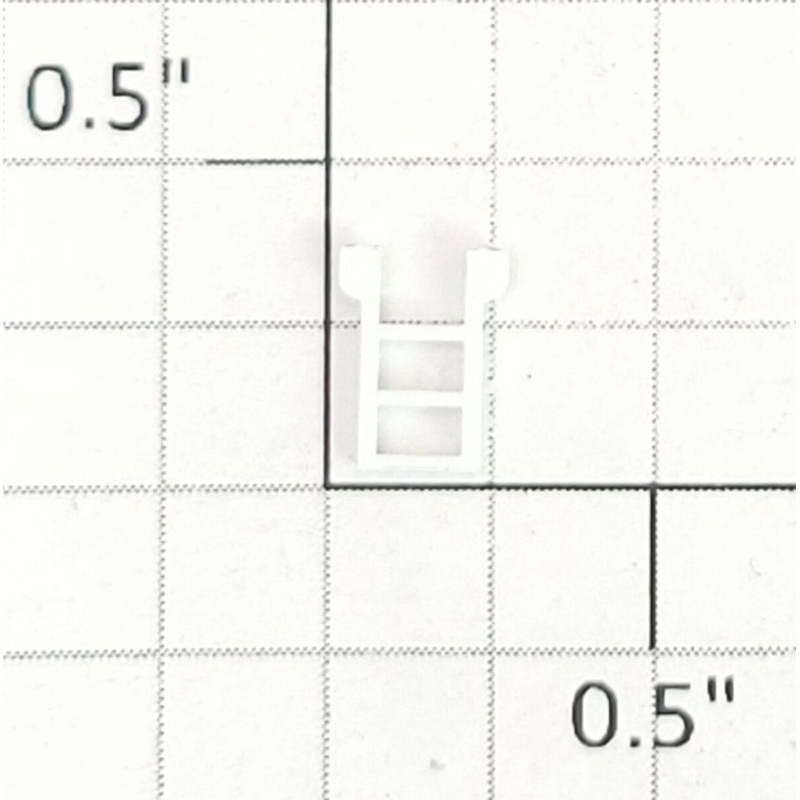 Athearn 66304 HO Scale Unpainted White Freight Car Stirrup Step