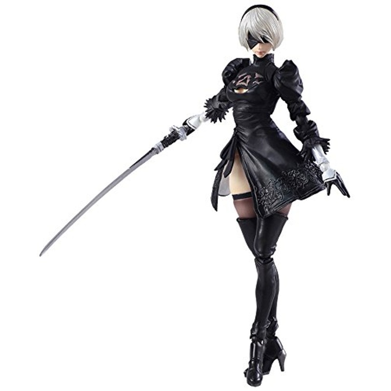 Square Enix Bring Arts NieR: Automata 2B & Machine Lifeform Set of 2 Figure